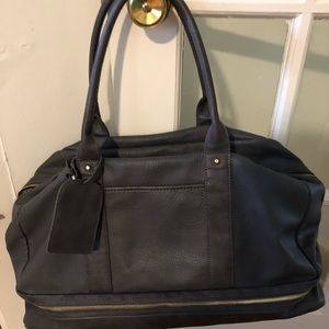 Grey Sole Society overnight bag